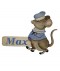 Jasper Mouse with Name Plaque